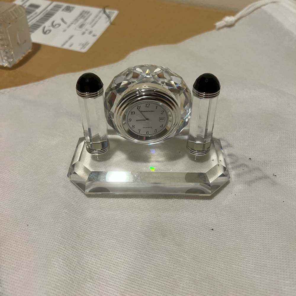 Swarovski Crystal Clock